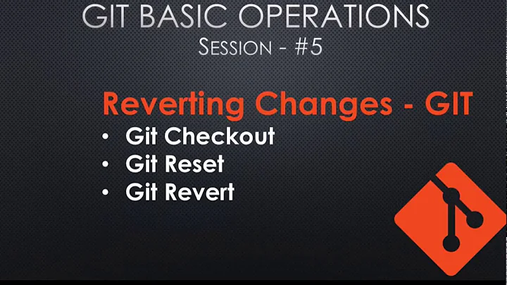 DevOps | Git Revert, Reset, Checkout | git tutorial for beginners | git tutorial | Git Undo Changes