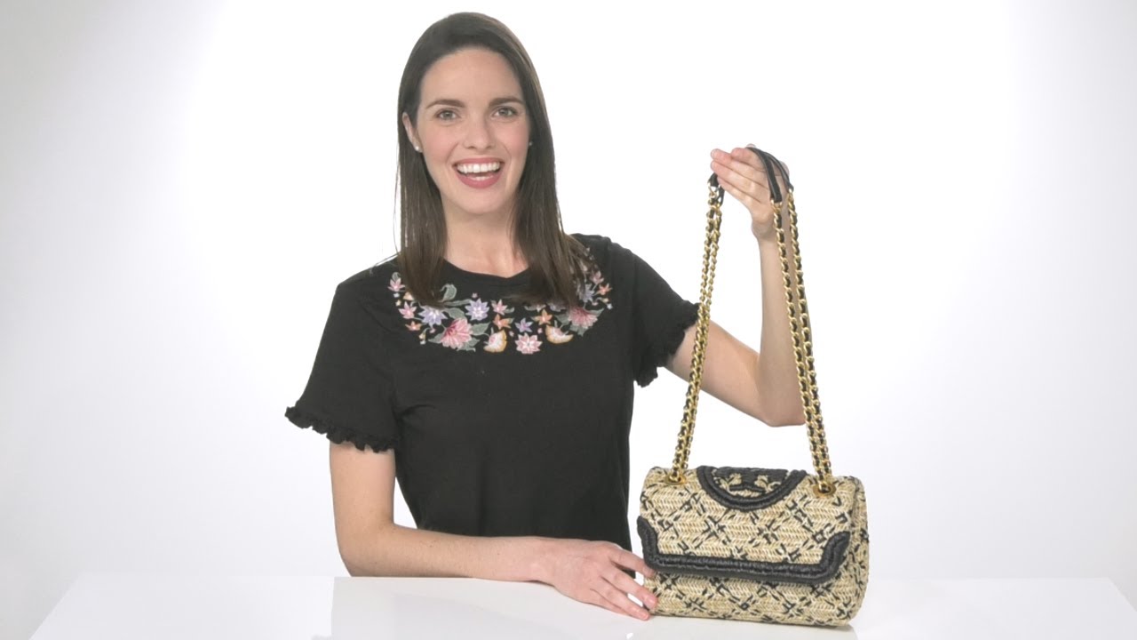 Fleming Soft Straw Convertible Shoulder Bag: Women's Designer Shoulder Bags