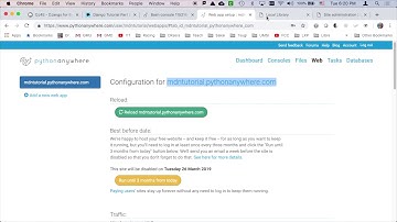 MDN Forms / CRUD Tutorial Walkthrough on PythonAnywhere