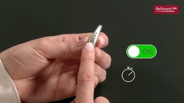 Resound How To: Turn on and off your Super Power hearing aid