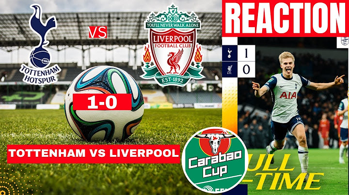 Tottenham vs Liverpool 1-0 Live Stream Carabao Cup EFL Football Match Score 2025 Highlights Spurs