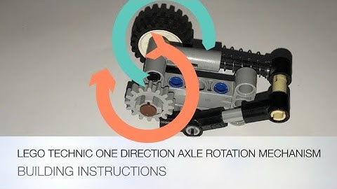 LEGO Technic One Direction Axle Rotation Mechanism (Building Instructions)
