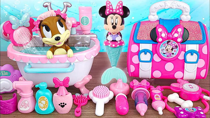 Satisfying with Unboxing Disney Minnie Mouse and Fifi Bathtub Playset, Toys Collection Review | ASMR