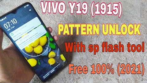 vivo y19 pattern unlock ! vivo 1915 pin unlock sp flash tool ! vivo 1915 lock reset
