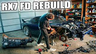 RX7 FD Rebuild Update!! | Drivetrain Installed!