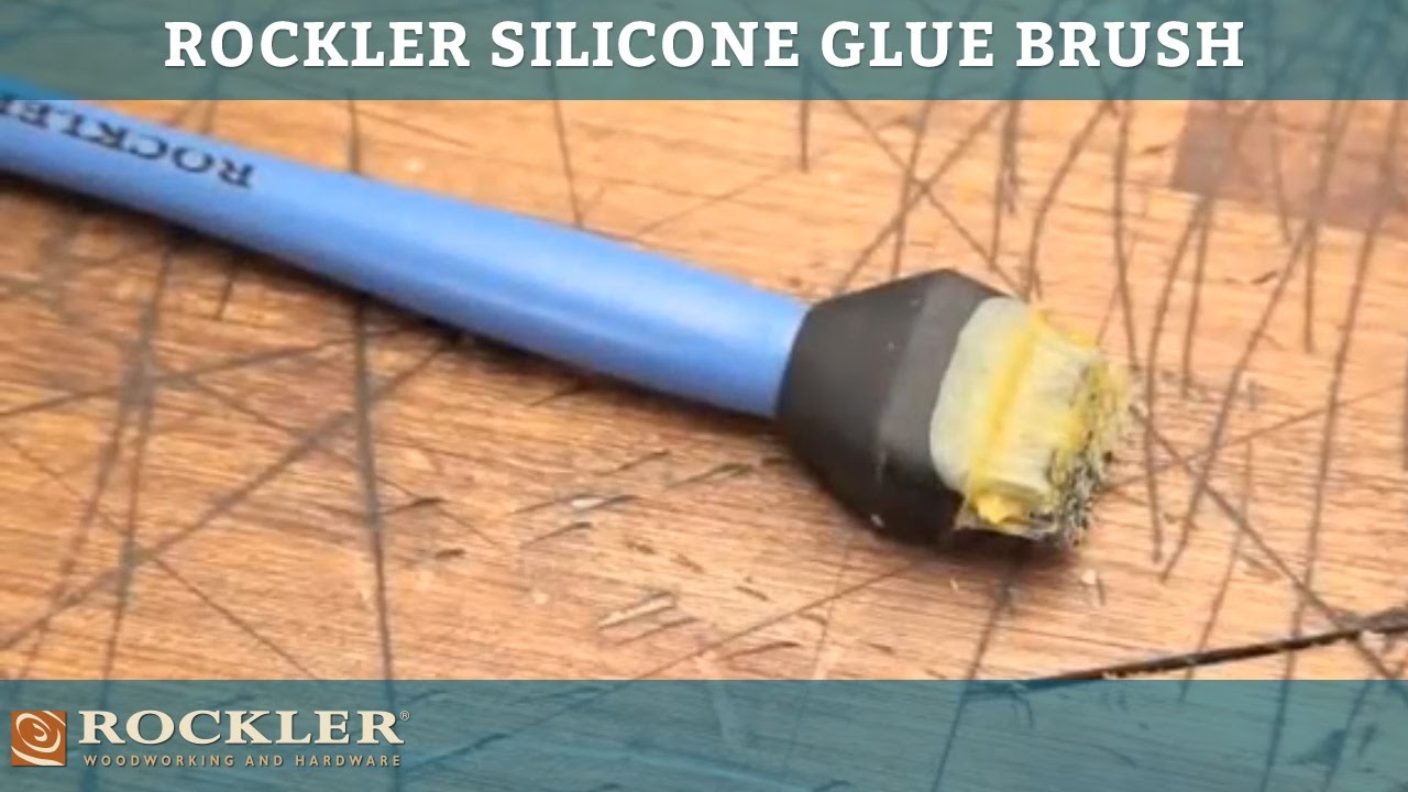 Rockler Silicone Glue Brush -- Easy Clean Up 