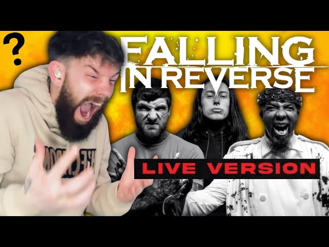 THE LIVE VERSION!! 🤯 Falling In Reverse, Tech N9ne, Alex Terrible - Ronald LIVE | REACTION class=