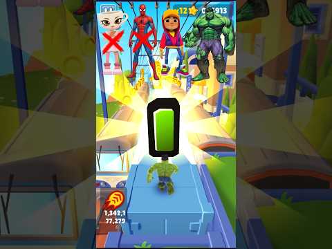 Who is Best🤔 Ballerina Latticina 🆚 Spiderman 🆚 Hulk 🆚 Jake in Subway surfers #subwaysurfers #shorts