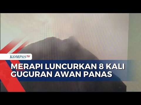 Gunung Merapi Muntahkan Guguran Awan Panas, 10 Desa Diguyur Hujan Abu Vulkanik