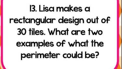 Students Solve a Perimeter Word Problem