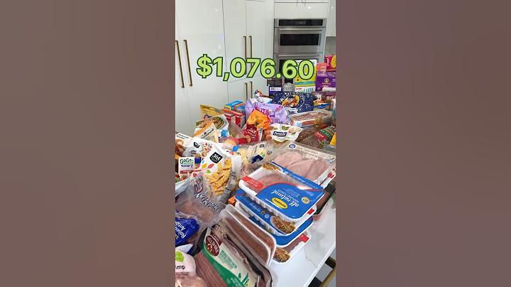 $1,000 Monthly Grocery Haul