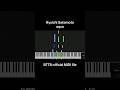 Ryuichi Sakamoto - aqua (BTTB official MIDI file) piano tutorial (2)