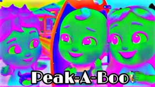Download lagu peak-a-boo | kids song | speed up | weird audio & visual | NegativeFx Channel