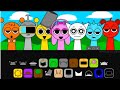Incredibox Sprunki Retake BUT Mike VS Azuri & Om Nom VS Buzzy! New BONUS Characters and Reactions!