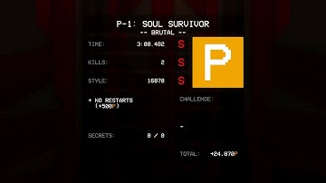 [ULTRAKILL] P-1 Brutal Difficulty P-Rank