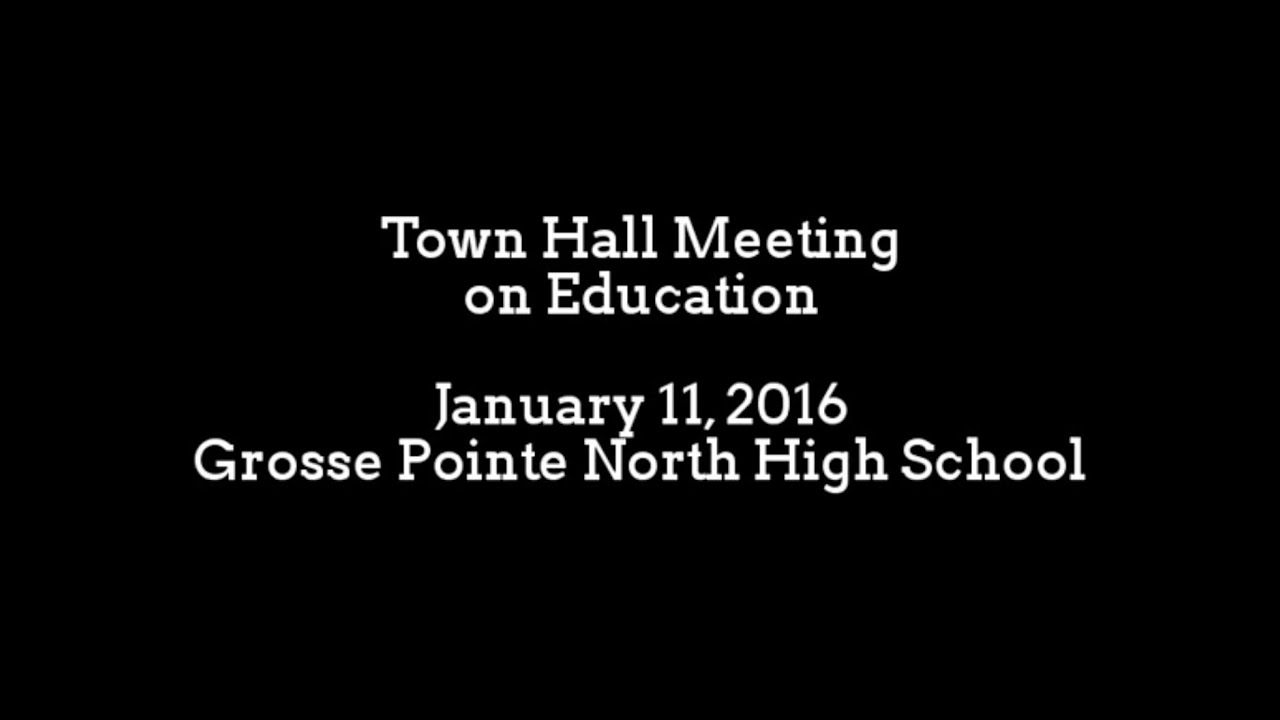 brian banks release date Town Hall Meeting on Education - January 11, 2016