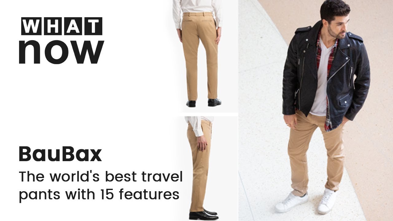 BauBax - The world's best travel pants with 15 features 