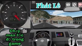 Lái xe Toyota Hiace chạy max tốc độ trong game #minibussimulatorvietnam #gamelaixe screenshot 3