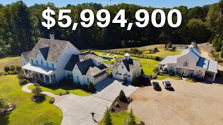 INSIDE A $5,994,900 HIDDEN ESTATE SITTING ON 10 ACRES WITH A PARTY BARN & PICKLEBALL COURT! screenshot 4