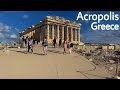 Acropolis of Athens Greece Walking Tour  4K