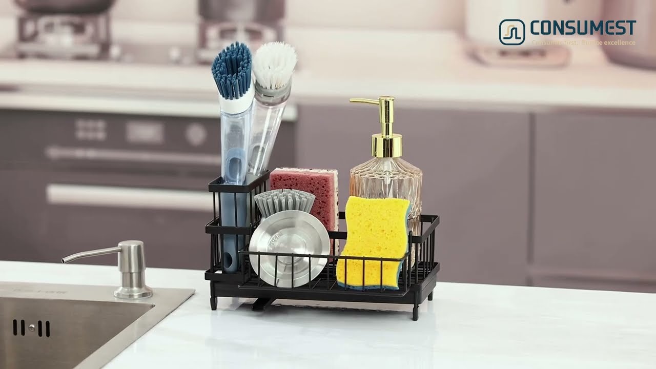 Assembly instruction-Consuemst Sponge Holder for Kitchen Sink-ZWJ224-B(B0FDK37PRL)