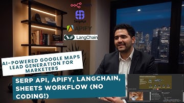 AI-Powered Google Maps Lead Generation for Marketers | Apify, LangChain, Sheets Workflow (No Coding!
