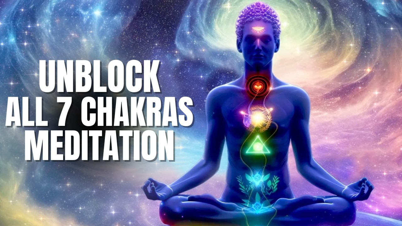 Unblock Chakras While You Sleep l Cleanse Chakras & Boost Positive ...