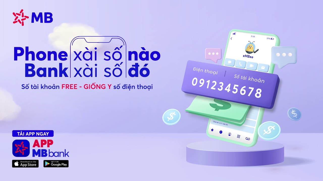 App MBBank | Hướng dẫn mở số tài khoản trùng số điện thoại trên App