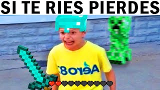 SI TE RÍES PIERDES NIVEL MINECRAFT 🐤 MEJORES MOMENTOS + FAILS + RISA + GRACIOSOS #1