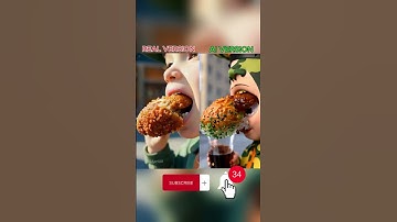 Squid Game AI Fried Chicken & Drink ASMR:What do you thing of AI version? #shorts #squidgame #asmr