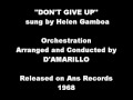 Helen Gamboa - Don&#39;t Give Up