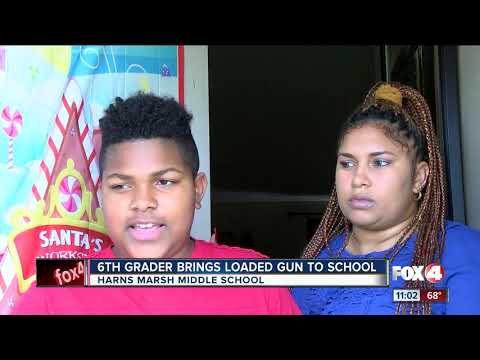 Classmate reacts to student arrested for bringing gun to Harns Marsh Middle School