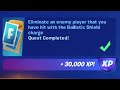 Where to find BALLISTIC SHIELD in Fortnite | Eliminate an enemy player with Ballistic Shield charge