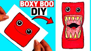 DIY Супер крутая открытка Бокси Бу | Новый Монстр Poppy Playtime 3   Project Playtime | Boxy Boo