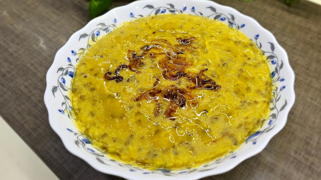 شوربة الماش بطريقتي اطيب شوربة اذا تجربوهة تصير ادماااان