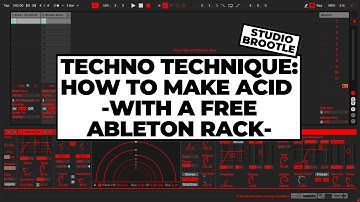 How To Make Acid House and Techno In Ableton With Free Ableton Rack