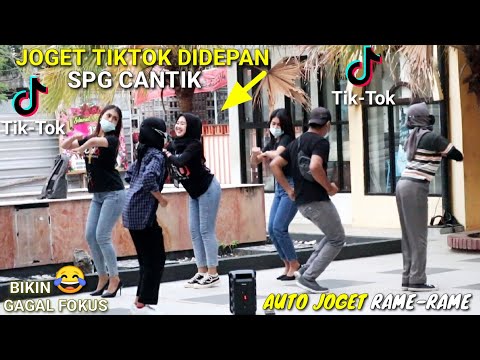 JOGET TIKTOK DI DEPAN SPG CANTIK | TERNYATA MEREKA ARTIS TIKTOK SEMUA AUTO JOGET BARENG BIKIN SALFOK