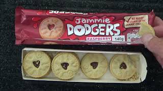 ASMR - Jammie Dodgers - Australian Accent - Discussing in a Quiet Whisper, Eating & Crinkles