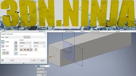 ✅ Autodesk Inventor Tutorial – Extrude