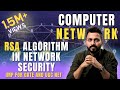 RSA Algorithm in Network Security Explained with Examples (Hindi) 🔐