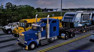 American Truck Simulator| (Thrustmaster Wheel) 4K #ats  Nebraska Map