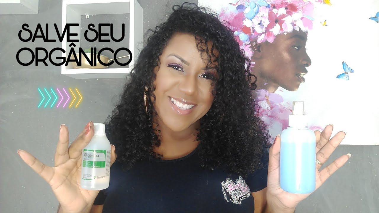 Mistura poderosa para seu cabelo Orgânico