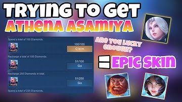 TRYING TO GET ATHENA ASAMIYA IN THE KOF BINGO! - Mobile Legends