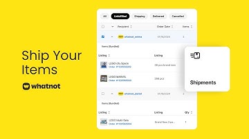 Ship Your Items on Whatnot
