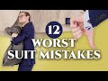 Avoid These 12 Suit Mistakes! (Worst Menswear Errors)