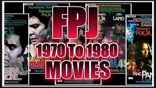 FERNANDO POE, JR. || FPJ - 1970 to 1980 Movies