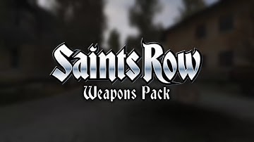Saints Row Weapons Pack - Mod Preview (S.T.A.L.K.E.R.: Call of Chernobyl)