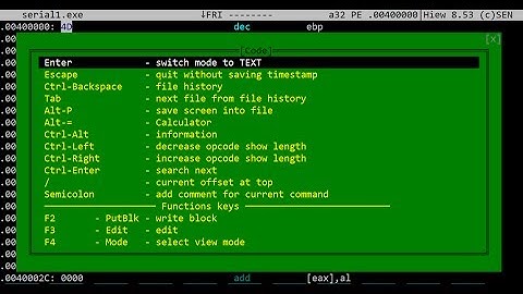 HIEW tutorial hexadecimal editor part 2 HD Navigation