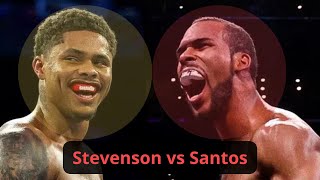 Shakur Stevenson vs Edwin de los Santos