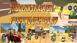 Modern farm simulator 19: New tractor farming game , Cow 🐄 bumped in my vehicle 🚜 #gameplay #gaming screenshot 1